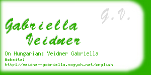 gabriella veidner business card